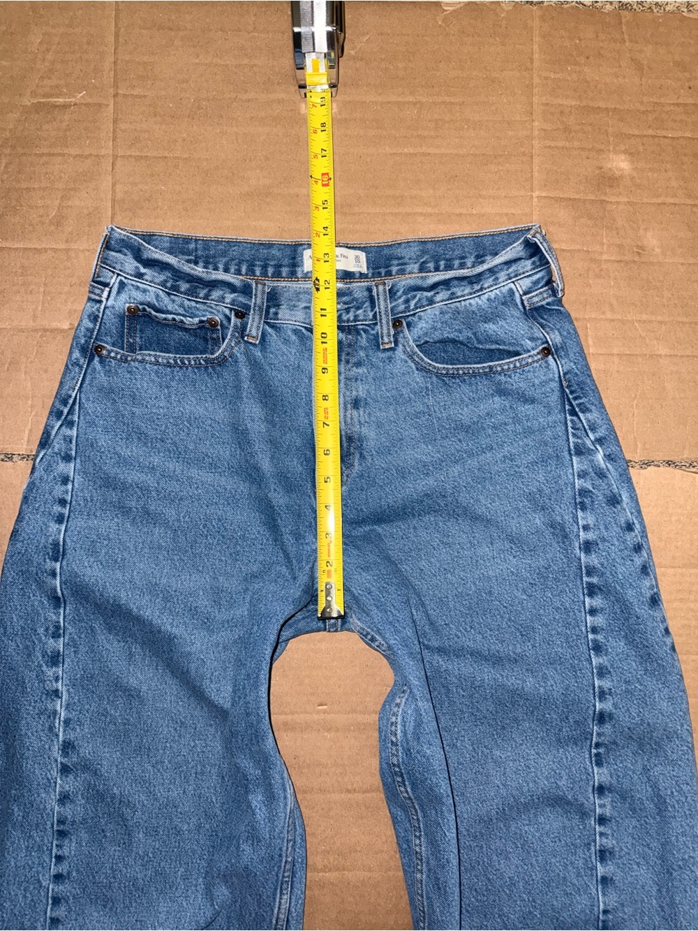 Abercrombie & Fitch Curve Love Barrel Jeans Women’s Size 30/10L Blue Denim - Picture 8 of 11